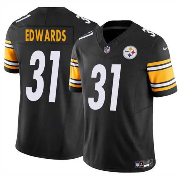 Men & Women & Youth Pittsburgh Steelers #31 Daijun Edwards Black 2024 F.U.S.E. Vapor Untouchable Limited Football Stitched Jersey,We sell and wholesale Men & Women & Youth Pittsburgh Steelers #31 Daijun Edwards Black 2024 F.U.S.E. Vapor Untouchable Limited Football Stitched Jersey on line form chian!